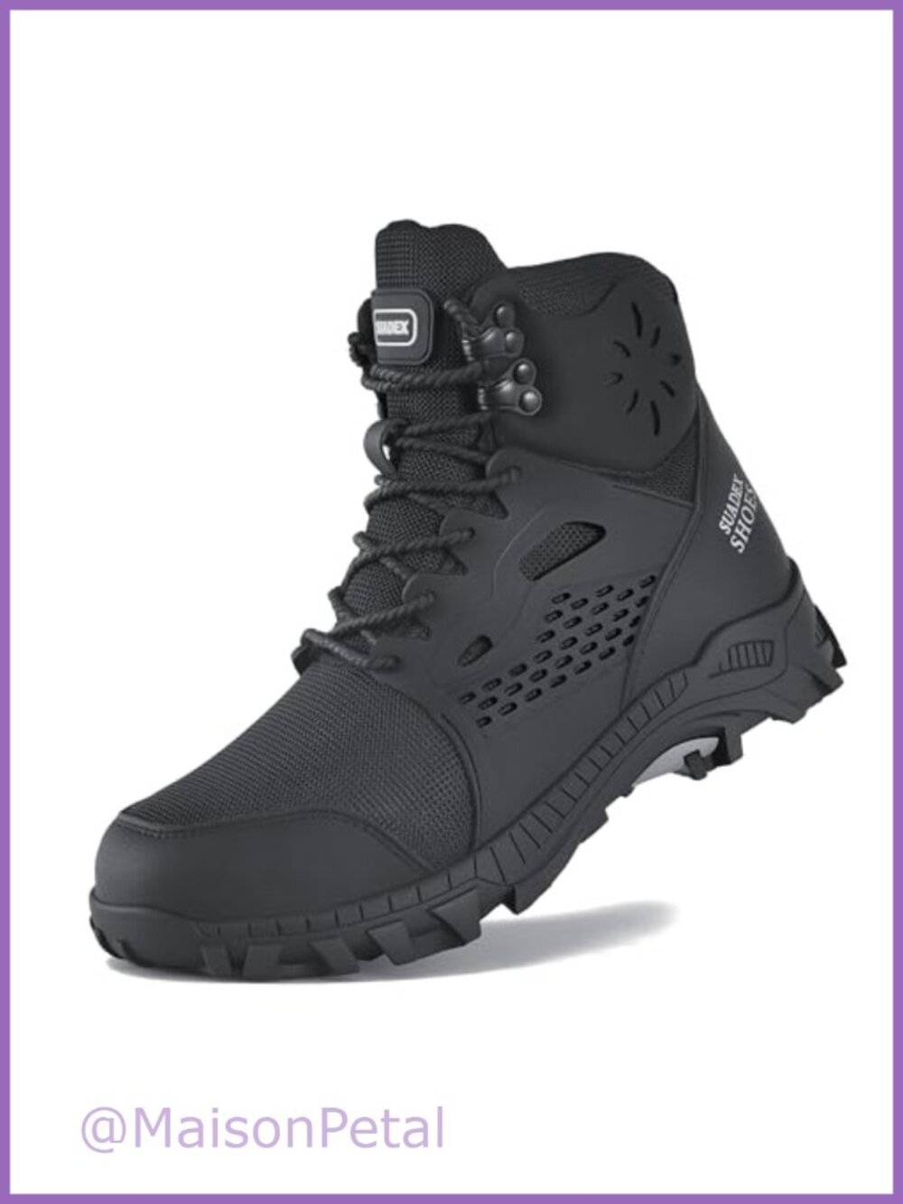 SUADEX Steel Toe Work Boots Waterproof Arch Support Safety Boot